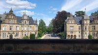 die Kavaliershäuser von  Schloß Bückeburg vom Balkon des Turmes