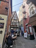 Enge Gassen im Snoor in Bremen