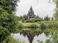 Russische Holzkirche im Mühlendorf Gifhorn