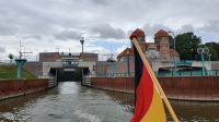 Ausfahrt aus der Schleuse