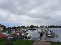 Inselrundfahrt Poel - Kirchdorf (Blick auf den Hafen am Kirchsee)