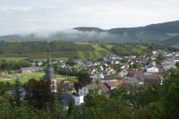 Tag 2 Morgennebel über dem Tal