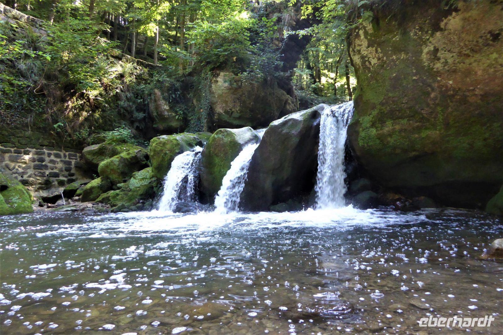 Tag 2 Wanderung im Müllerthal Luxemburg, Schießentümpel