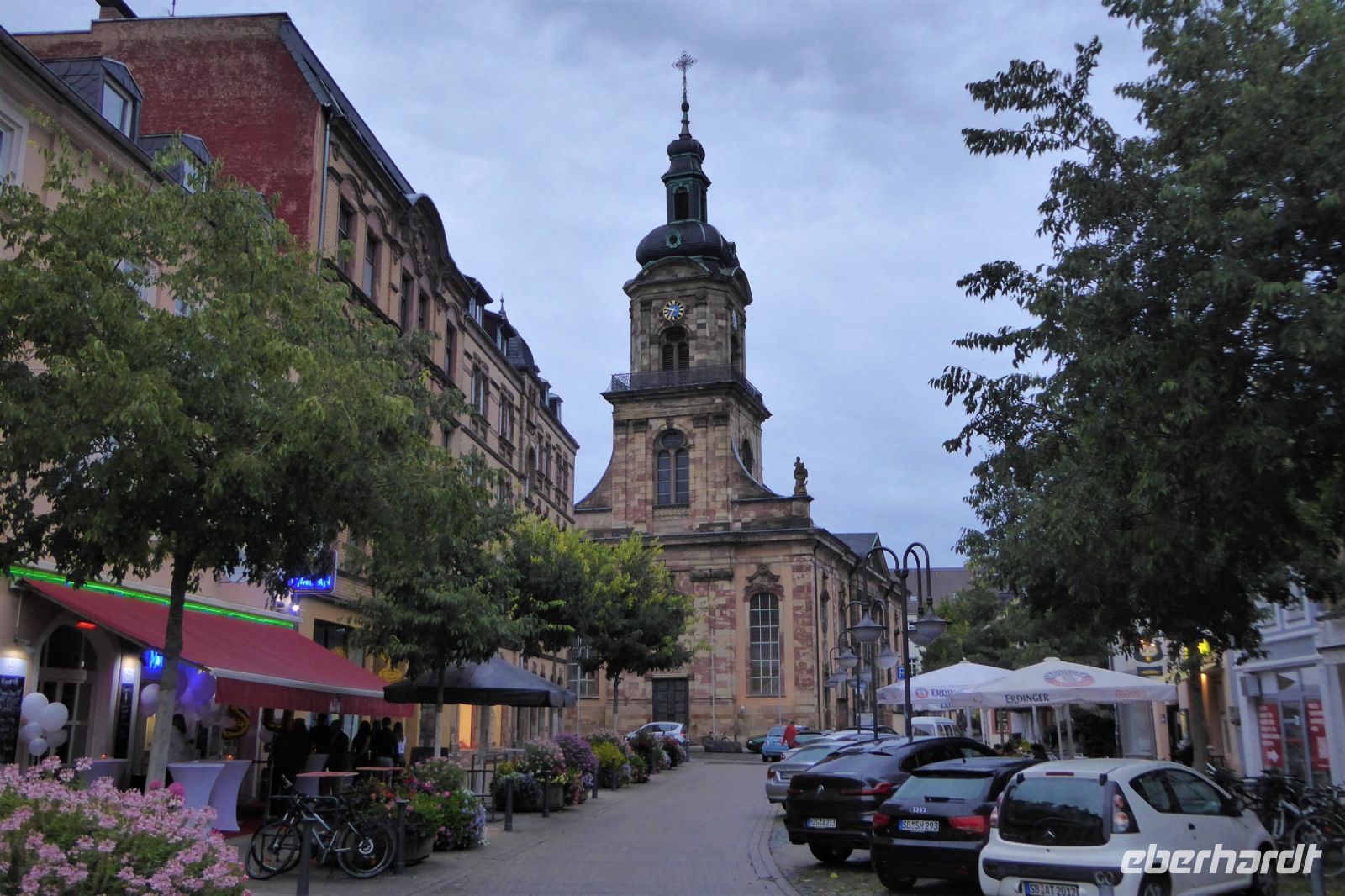 Tag 1 Abendspaziergang in Saarbrücken, Basilika St. Johann