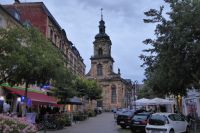Tag 1 Abendspaziergang in Saarbrücken, Basilika St. Johann