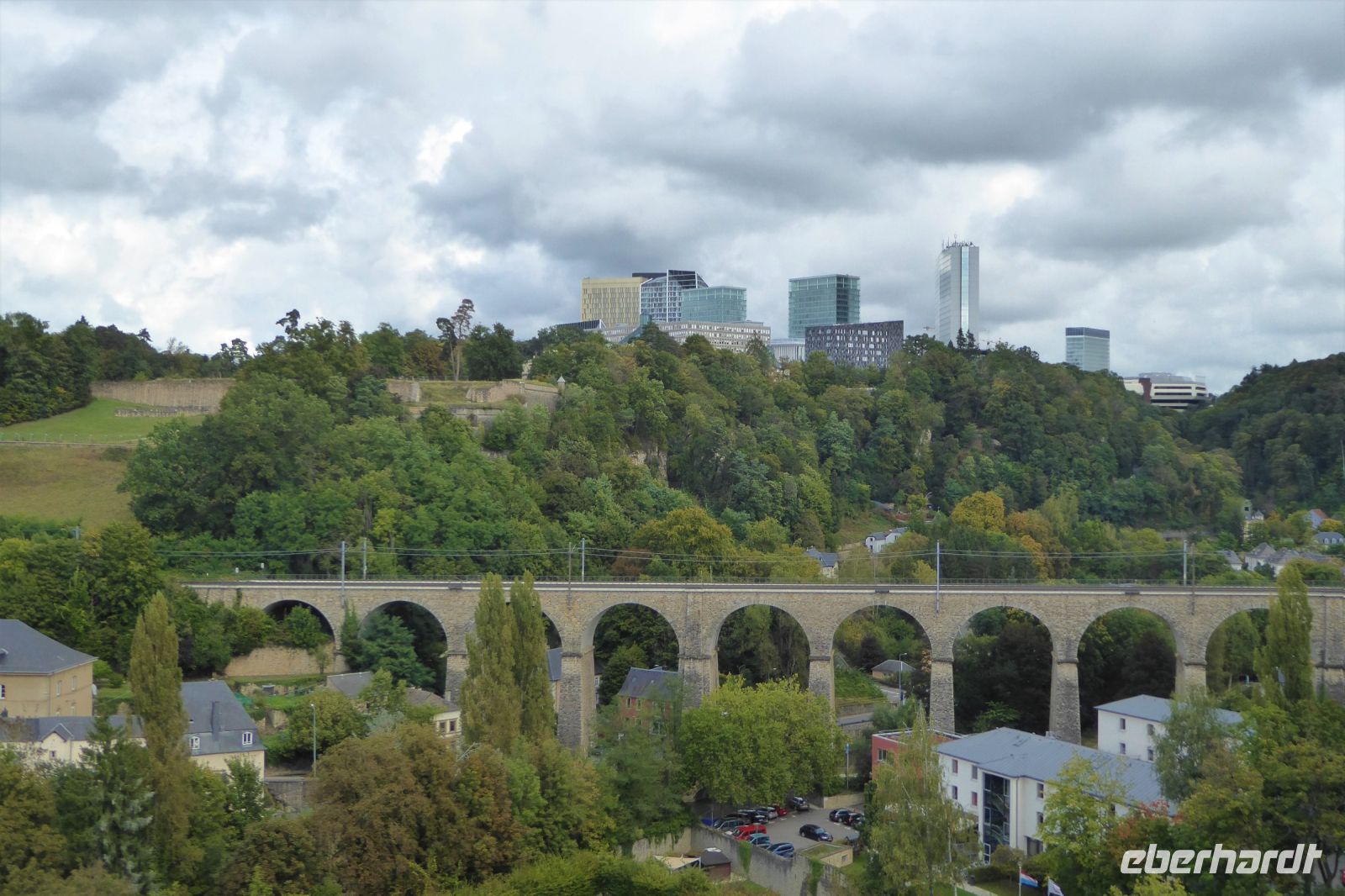 Tag 2 Luxemburg, Blick auf den Kirchberg