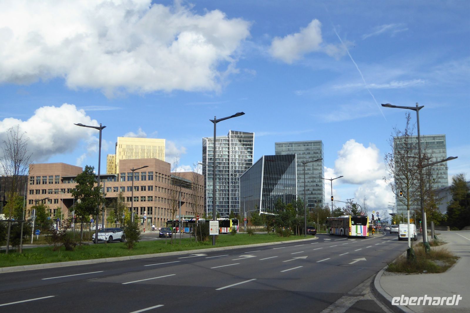 Tag 2 Luxemburg, Rundfahrt über den Kirchberg