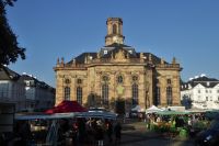 Tag 7 Saarbrücken, Markt vor der Ludwigskirche