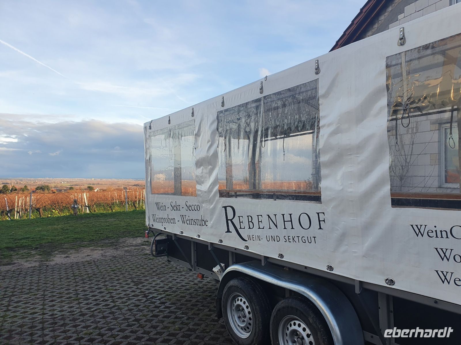 Planwagenfahrt in der Pfalz