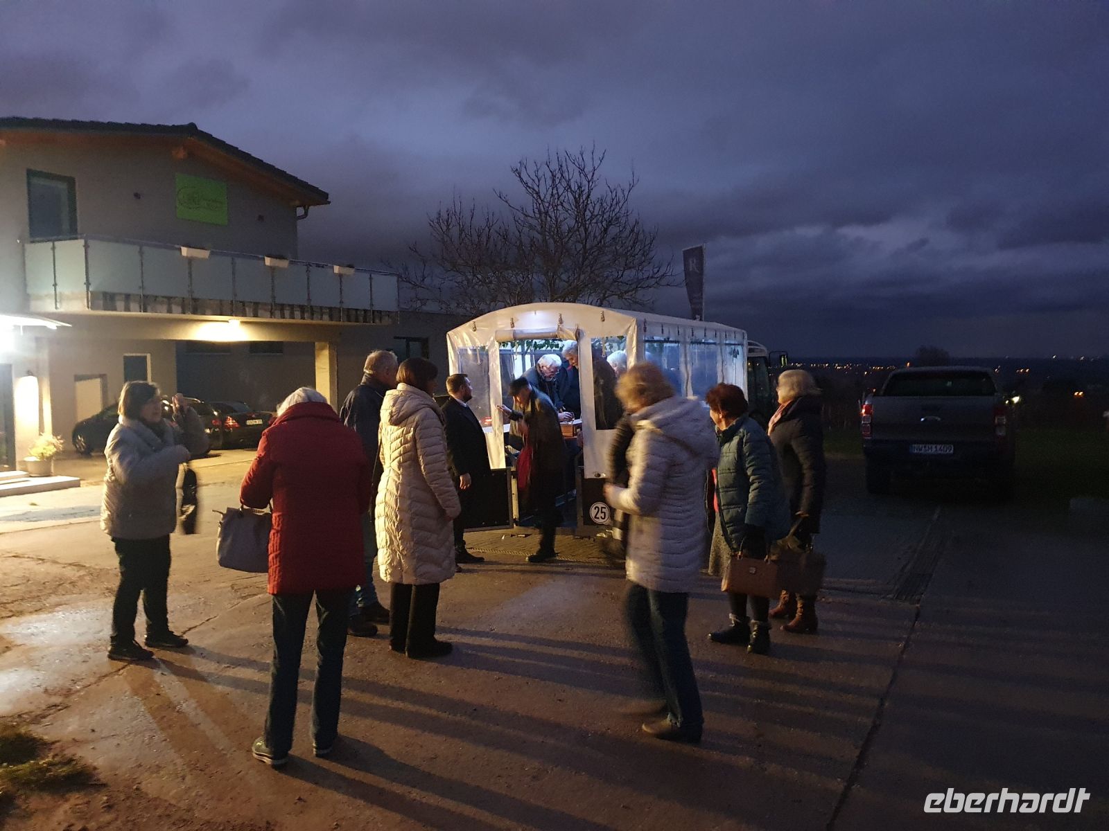 Planwagenfahrt in der Pfalz