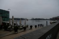 Jungfernstieg im Winterschlaf