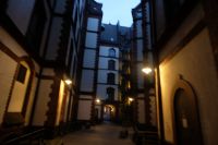 Der Innenhof der Kaffeebörse