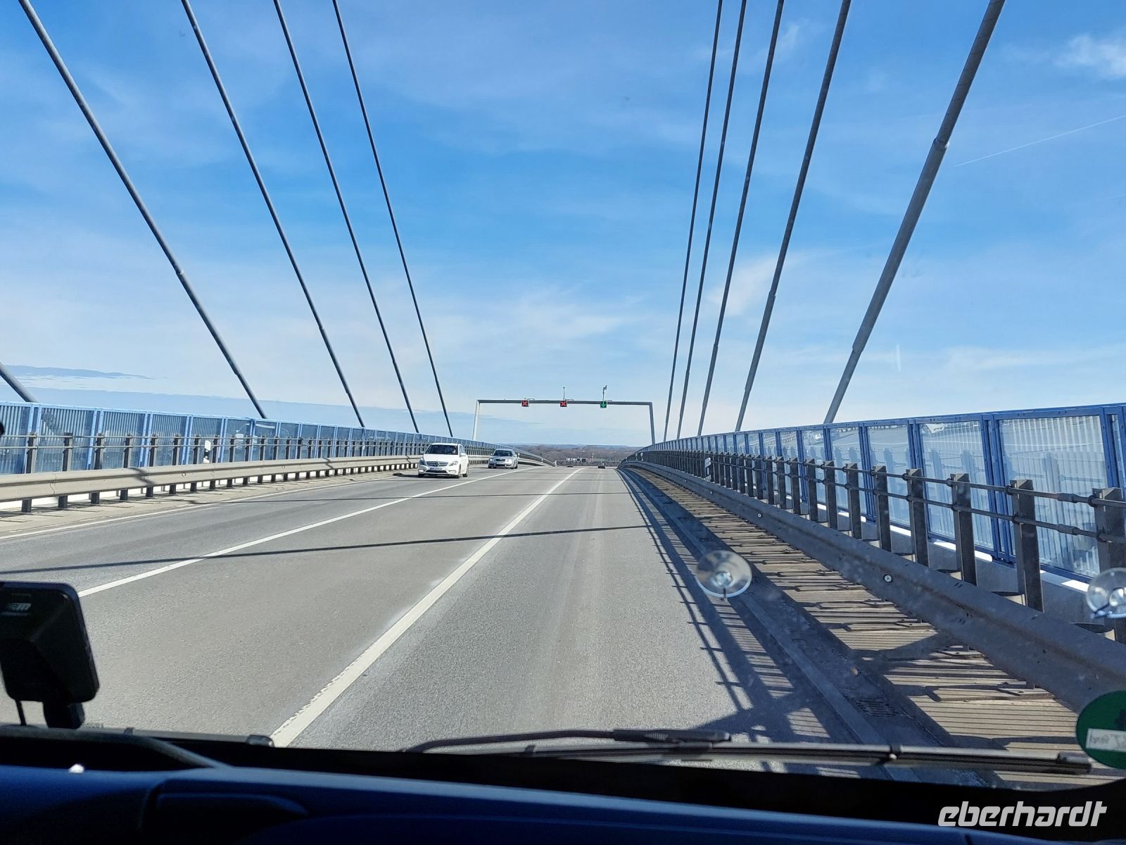 geschafft...auf der Rügenbrücke