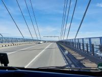 geschafft...auf der Rügenbrücke