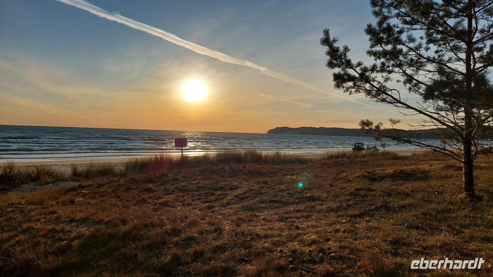 Sonnenaufgang am Strand von Binz