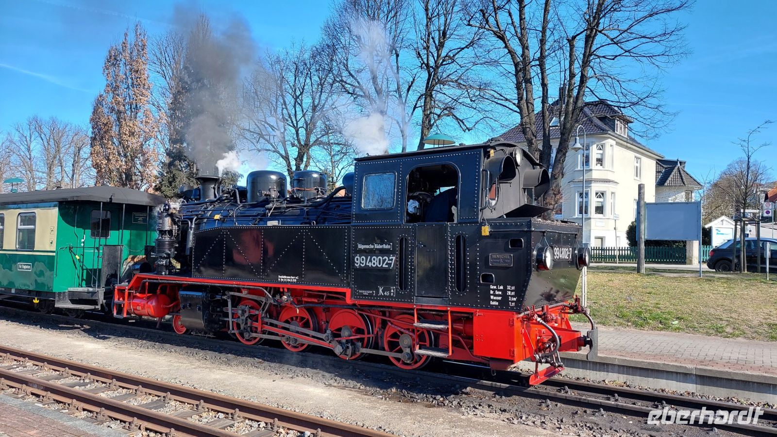 Zug Richtung Göhren