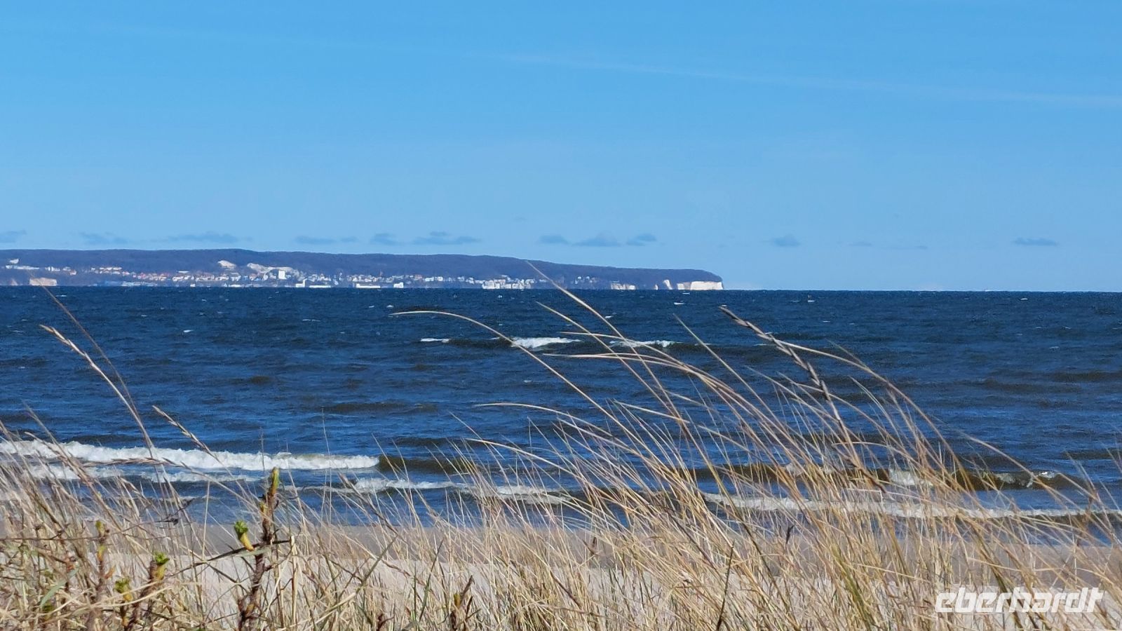 Blick Richtung Kreidefelsen bei Sassnitz