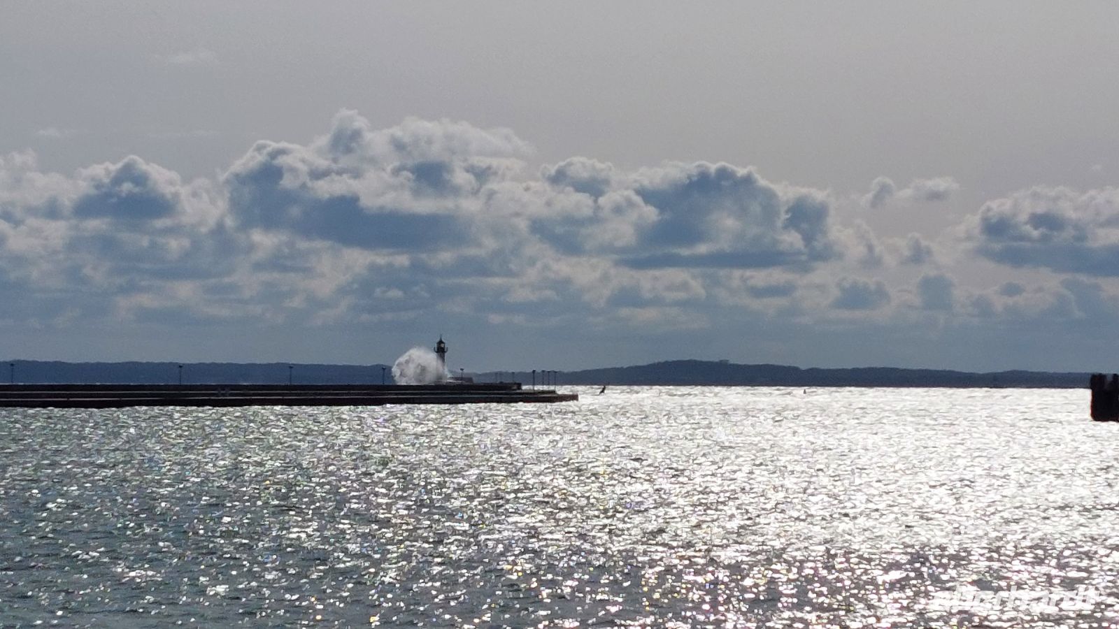 gleich ist das Molenfeuer verschwunden