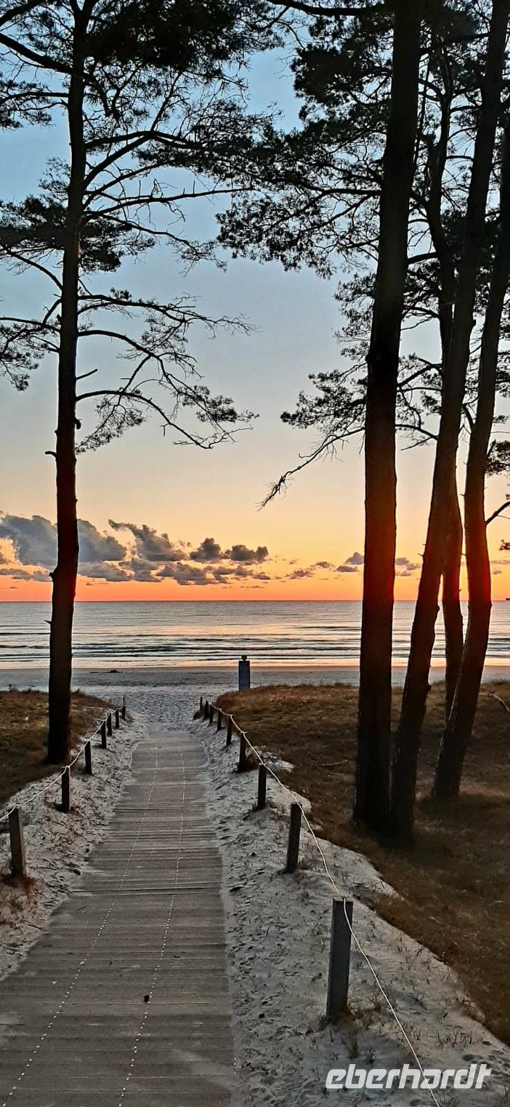 immer noch allein am Strand....