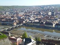 Würzburg Blick von der Festung Marienberg