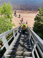 Glowe - Treppe vom Kurpark zum Strand 