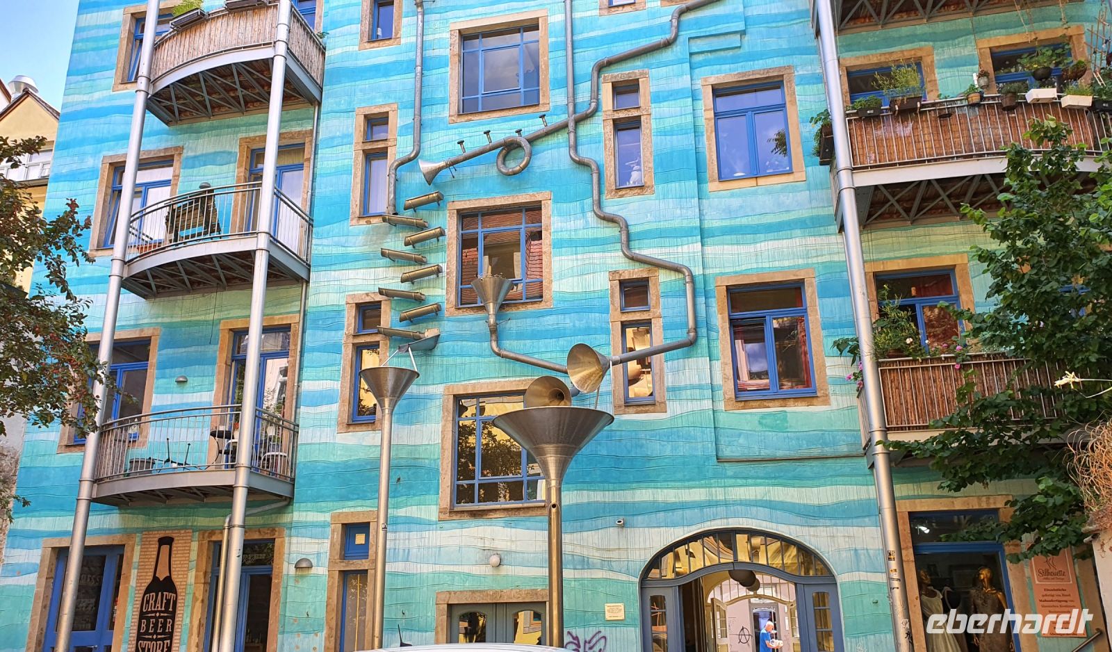 Kunsthofpassage in der Neustadt Dresden - Hof der Elemente