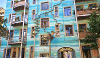 Kunsthofpassage in der Neustadt Dresden - Hof der Elemente