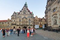 Nachtwächter-Führung in der Altstadt von Dresden - auf dem Schlossplatz