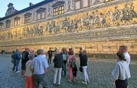 Nachtwächter-Führung in der Altstadt von Dresden - am Fürstenzug