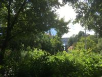 Krumau, Blick auf die Brücke zum Schloss