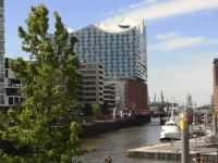 Elbphilharmonie Sicht aus der Speicherstadt