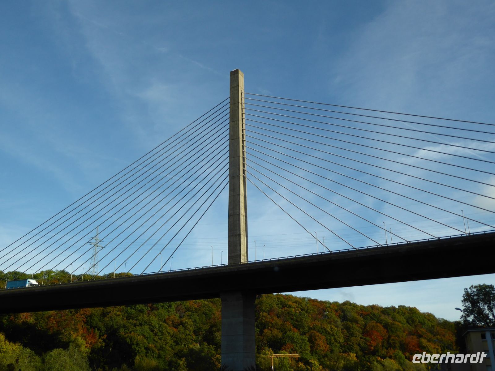 Tag 3  Luxemburg, Autobahnbrücke