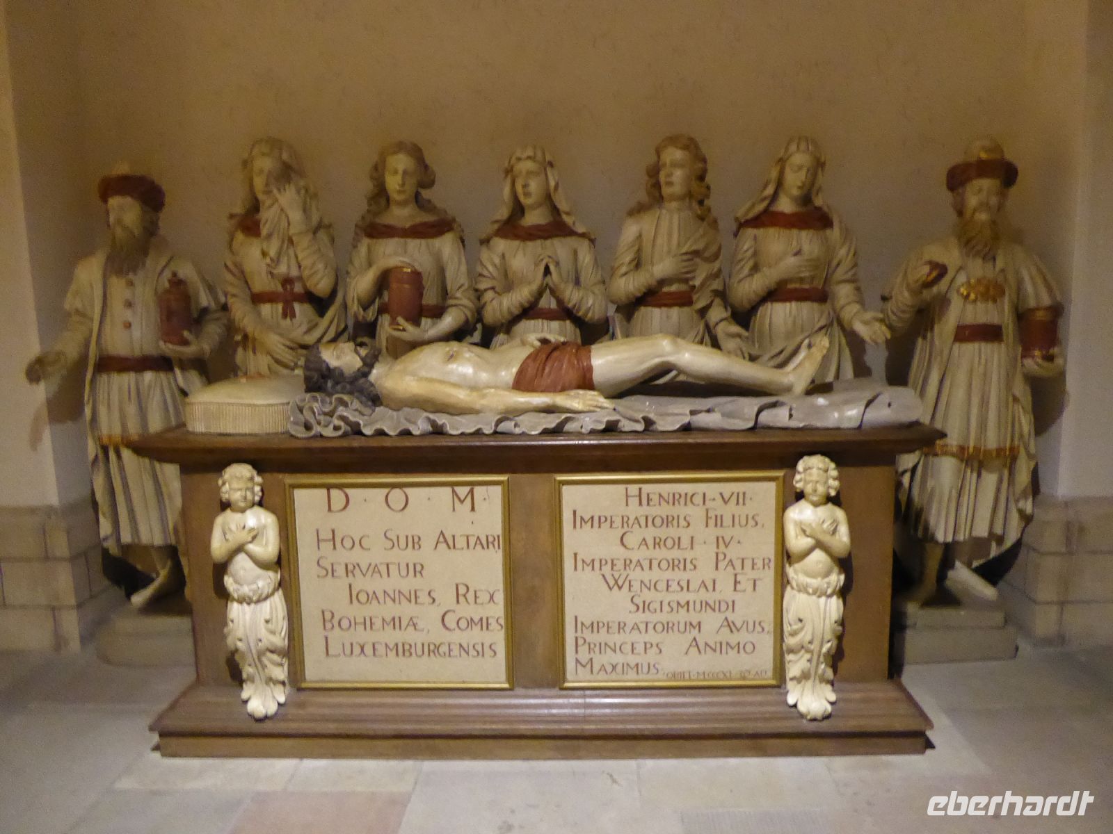 Tag 3  Luxemburg, Grabmal Johann der Blinde von Böhmen