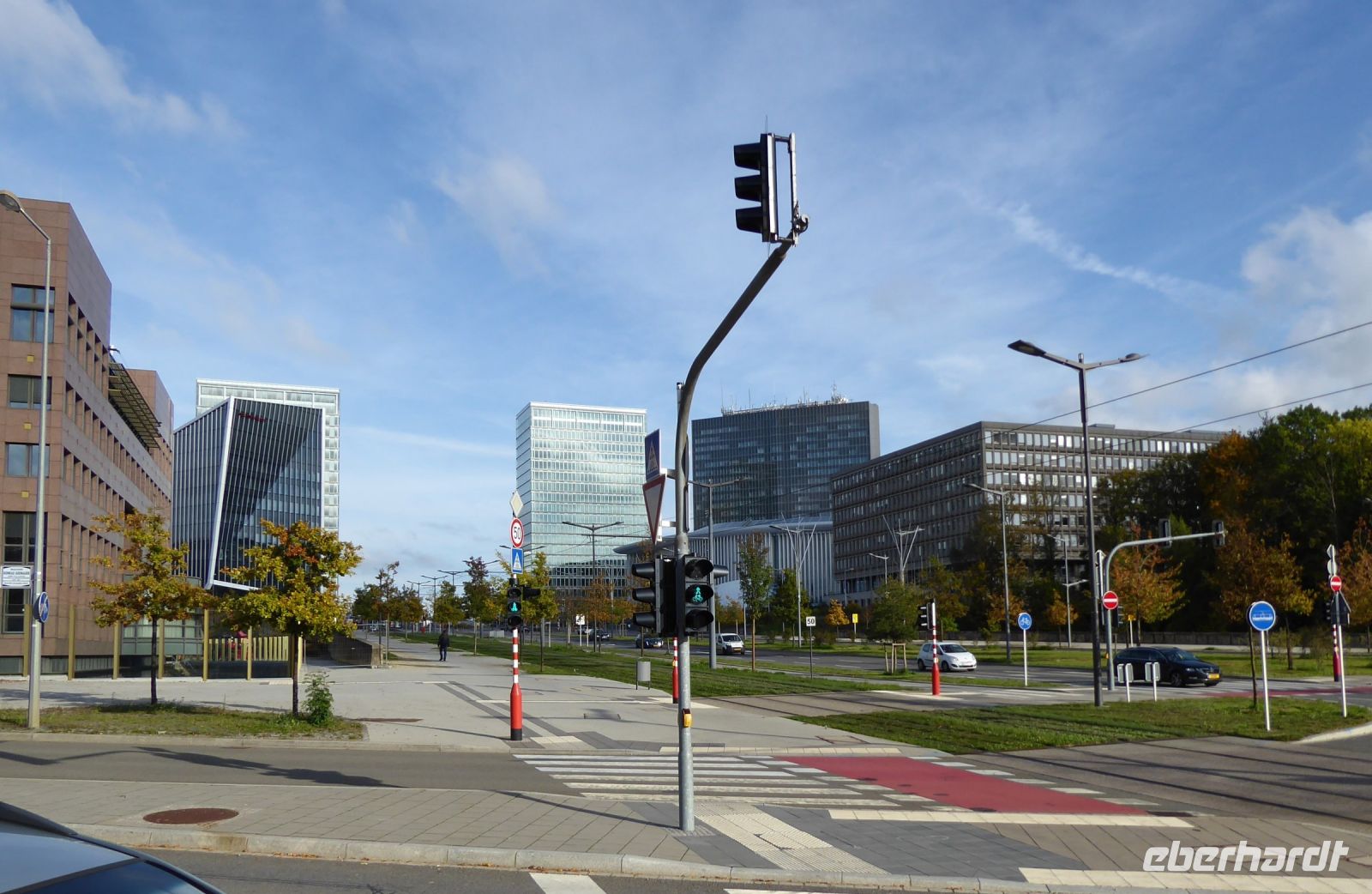 Tag 3  Luxemburg, Rundfahrt über den Kirchberg