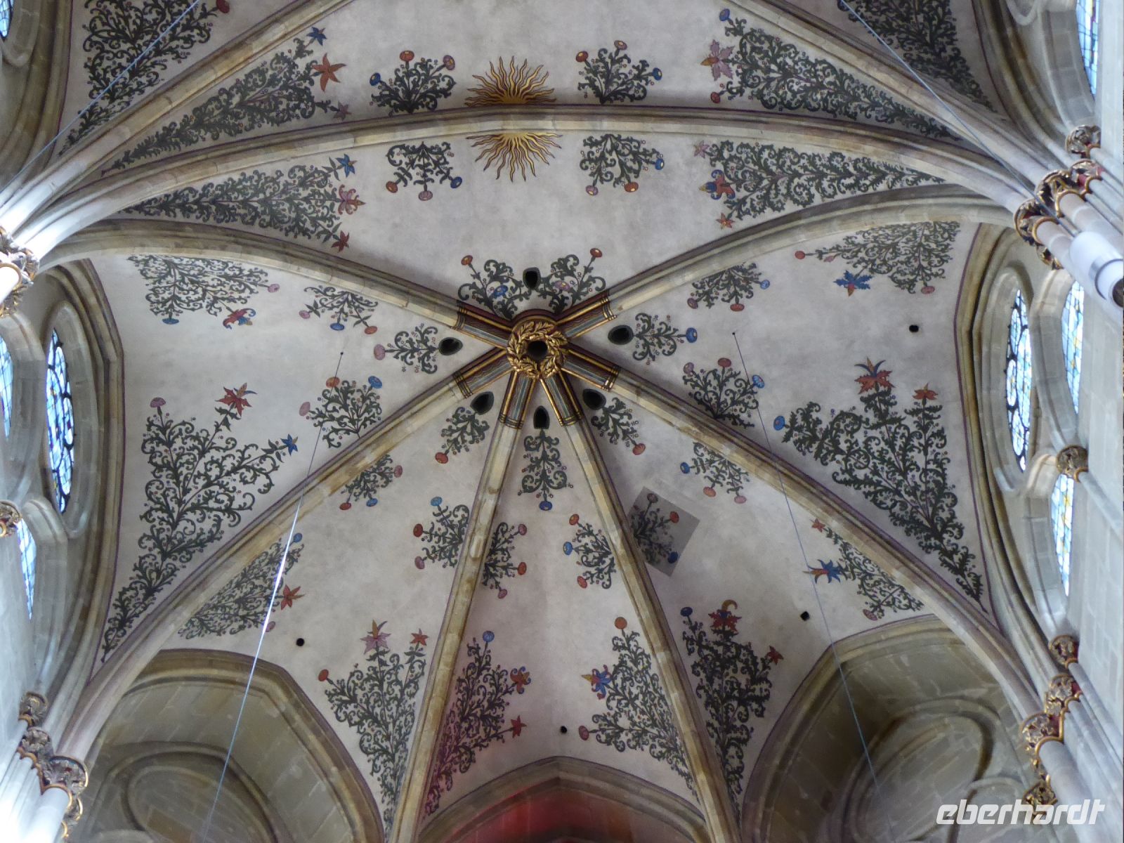 Tag 6 Stadtrundgang Trier, Liebfrauenkirche, Kreuzgewölbe