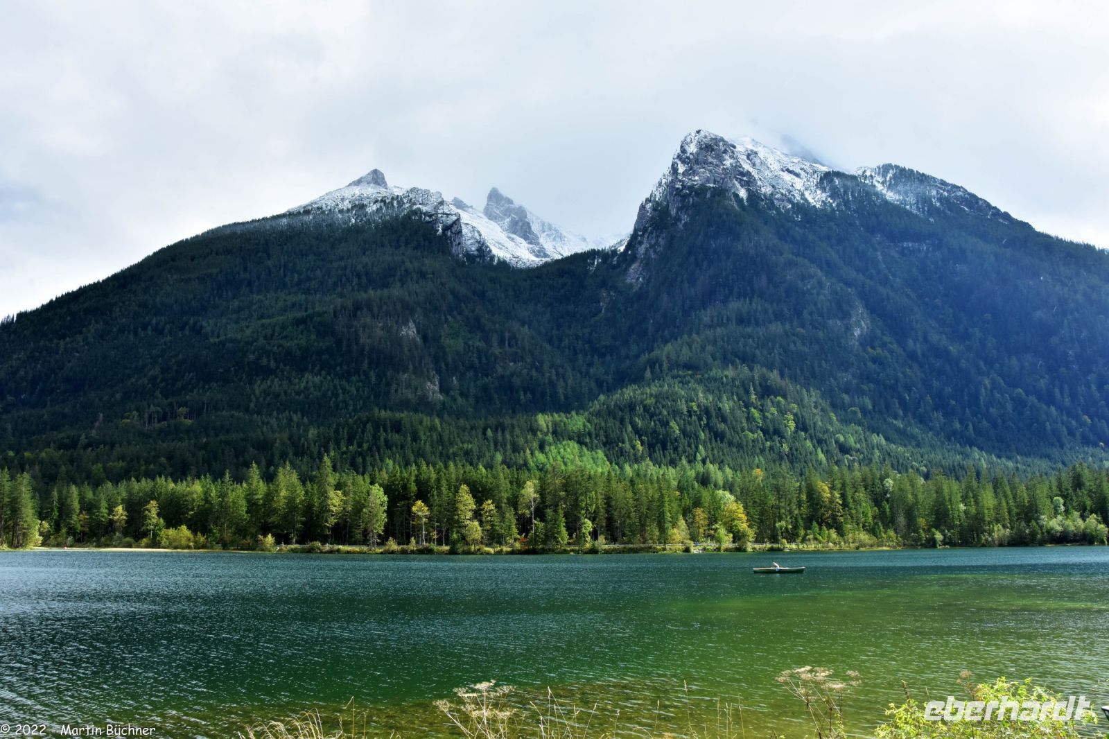 Berchtesgadener Land - Hintersee - Blick auf das Hochkaltermassiv