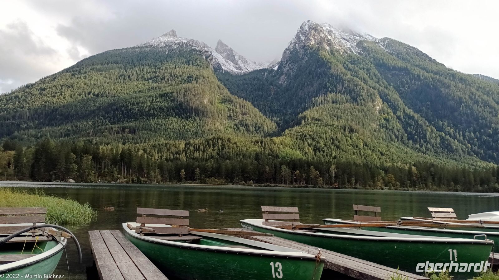 Berchtesgadener Land - Hintersee - Blick auf das Hochkaltermassiv