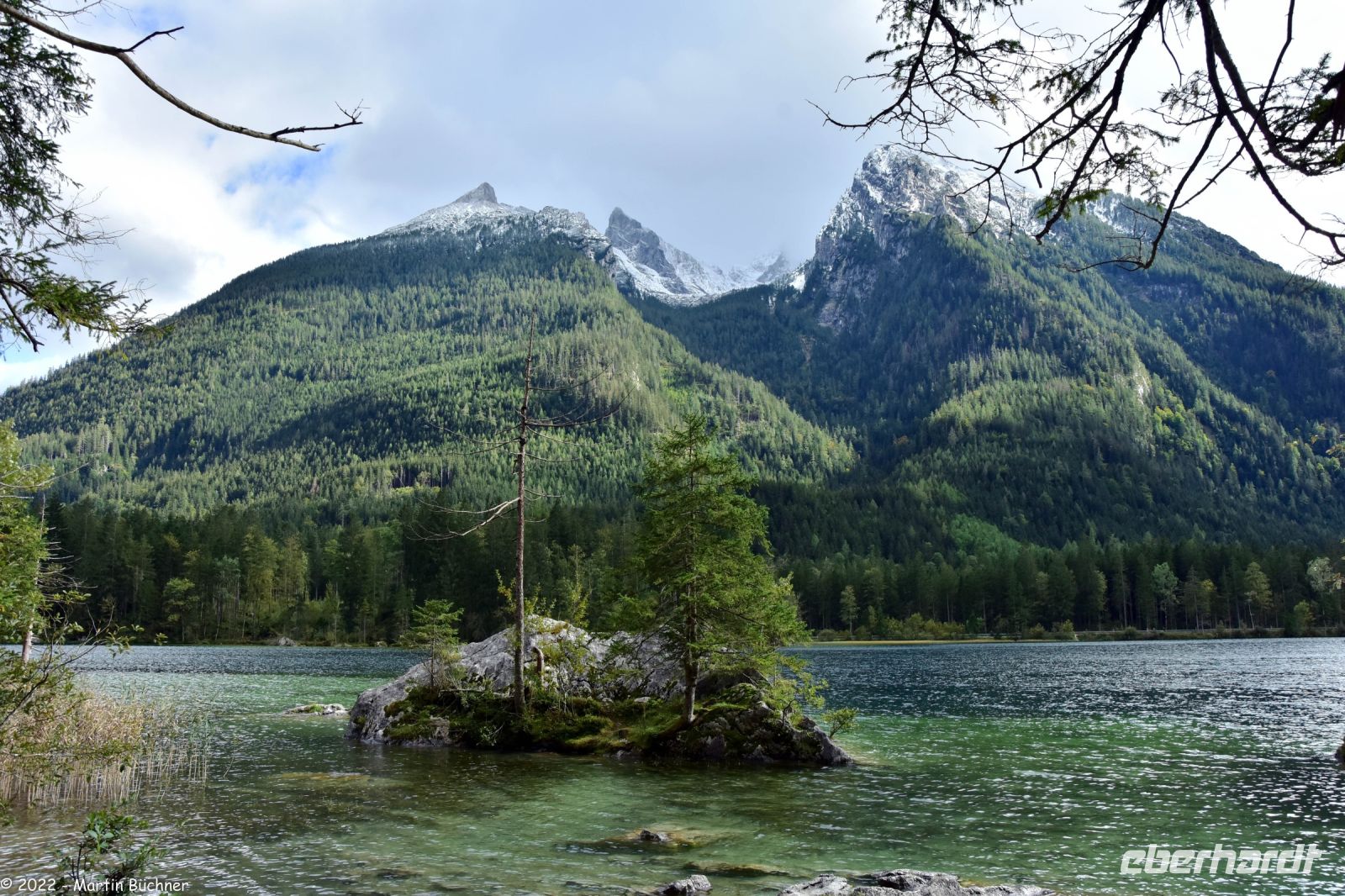 Berchtesgadener Land - Hintersee - Blick auf das Hochkaltermassiv