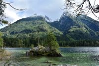 Berchtesgadener Land - Hintersee - Blick auf das Hochkaltermassiv