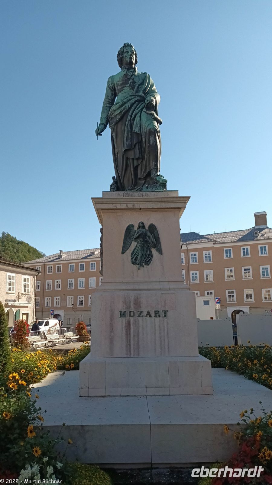 Salzburg - Denkmal Wolfgang Amadeus Mozart