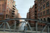 Blick in die Speicherstadt