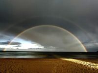 Binz Regenbogen (von Seebrücke)