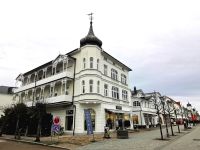 Klassische Bäderarchitektur in Binz an der Seepromenade