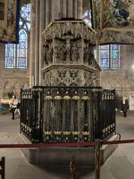 prachtvolle Kanzel in Straßburger Münster