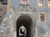 Weg in den Schlosshof von Weimar