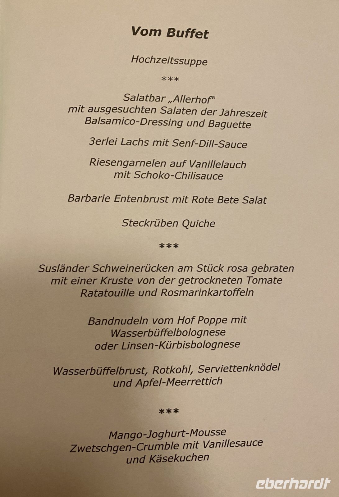 Tag 3 - Unser Silvester-Buffet 