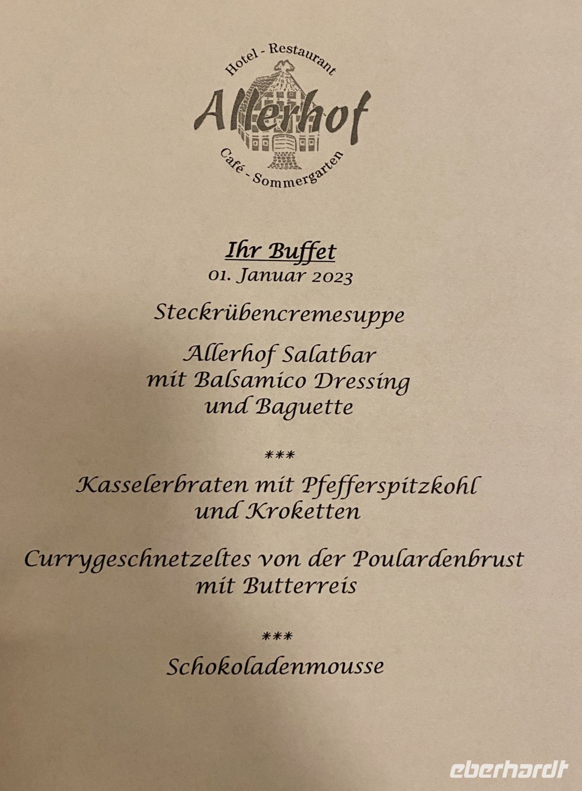 Tag 4 - Unser Buffet I Hotel Allerhof