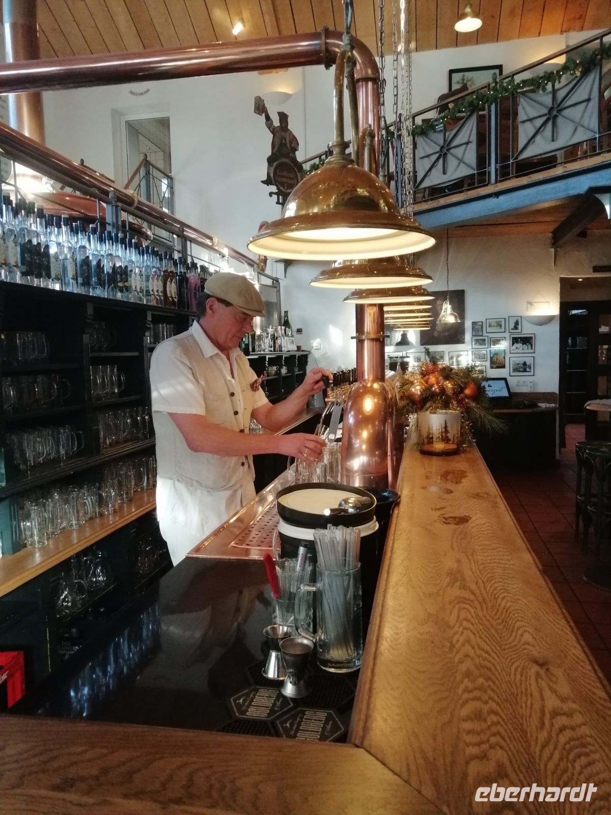 Der Braumeister zapft für uns persönlich