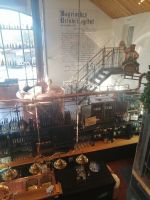 Direkter Blick auf die Brauerei beim Essen