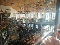 Blick in den Spreiseraum der Brauerei